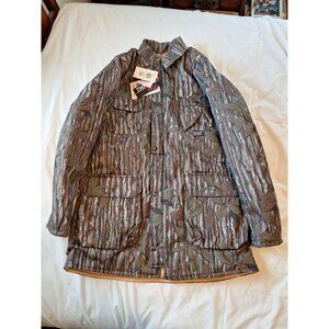 Vintage Johnson Garment Jacket Mens X-Large Tall Camo Hunting Camp Quilted NOS